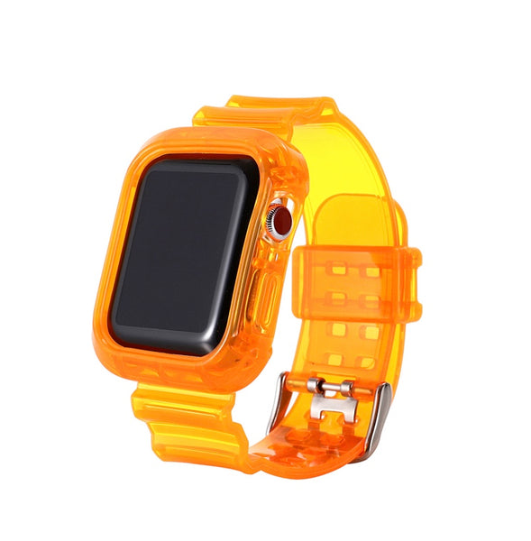 Summer Day クリアー 透明 Apple Watch バンド (Orange) – givgiv.jp