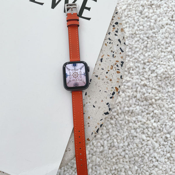 ☆人気☆【5色】アトラージュ 本革 シングルツアー バンド applewatch7