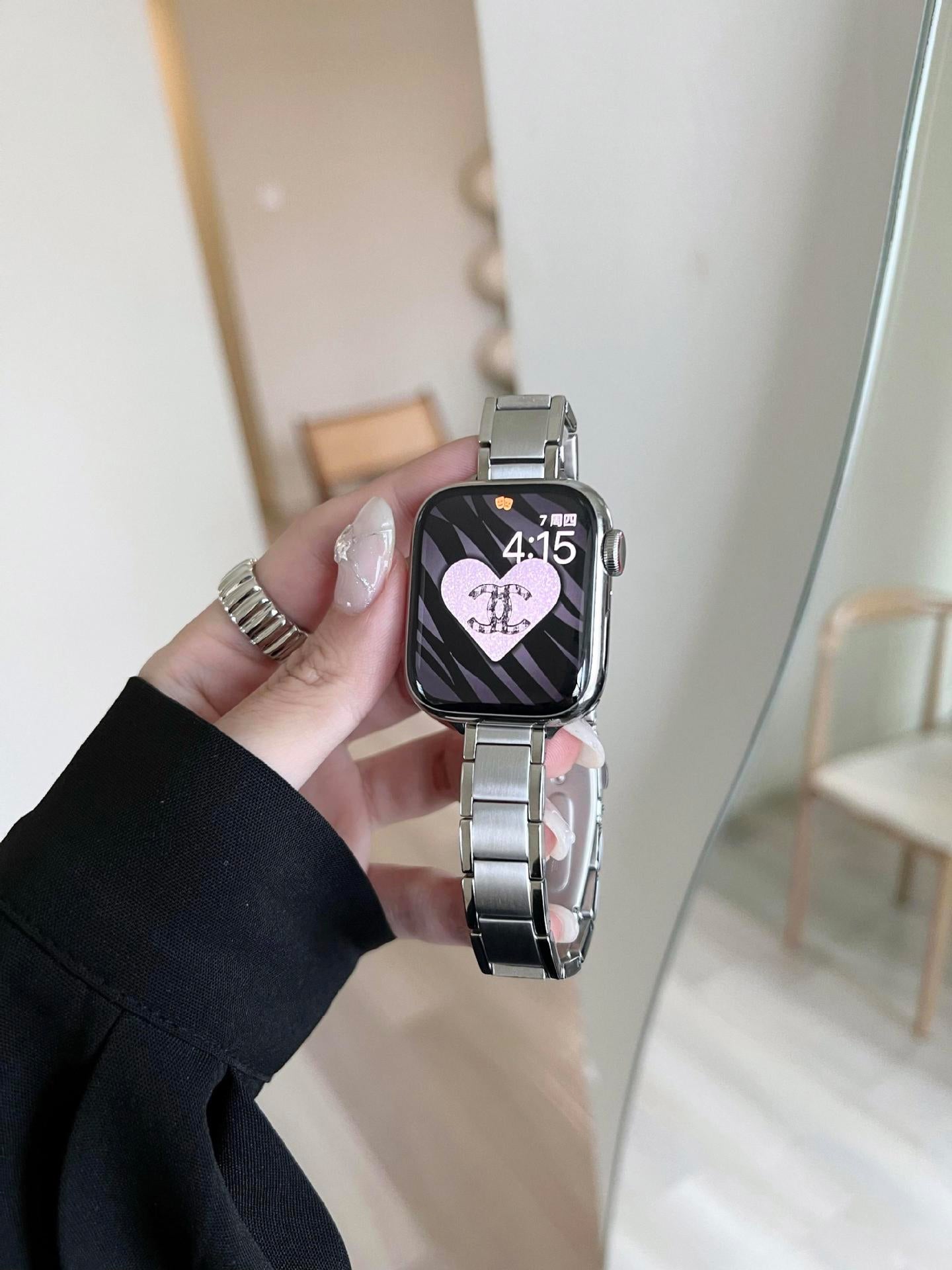 Apple watch バンド ジャパンゴールド メタルバンド - 金属ベルト