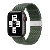 Apple Watch 調整可能 ブレイデッドソロループ （ダークオリーブ)