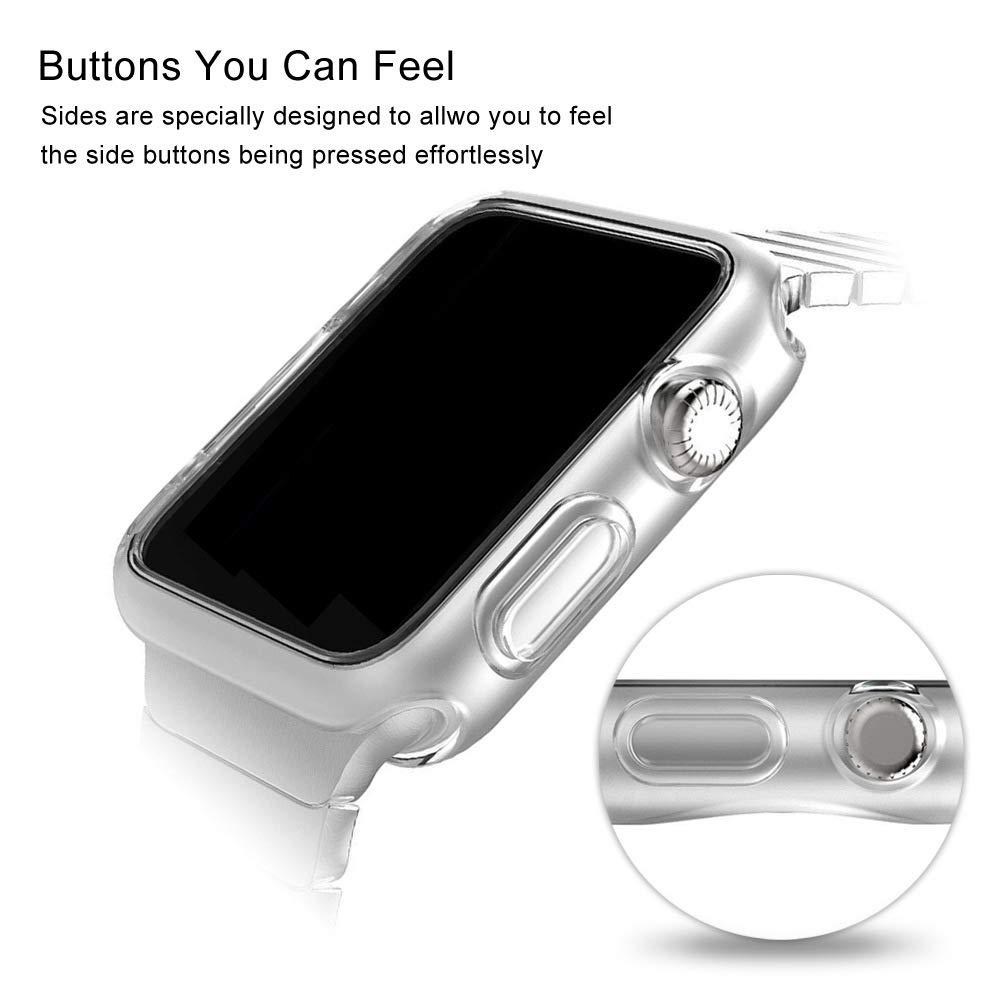 Apple Watch 透明 TPU 全体、ハーフ保護カバー、ケース （単品）