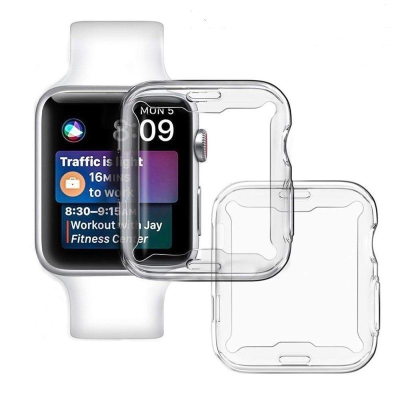 Apple Watch 透明 TPU 全体、ハーフ保護カバー、ケース （単品）